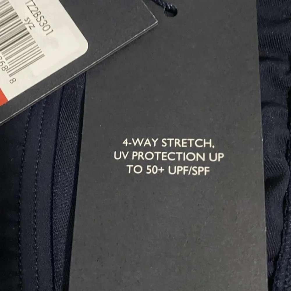 Tommy Hilfiger Size XS Navy Blue Hipster Bikini Bottom UPF 50+